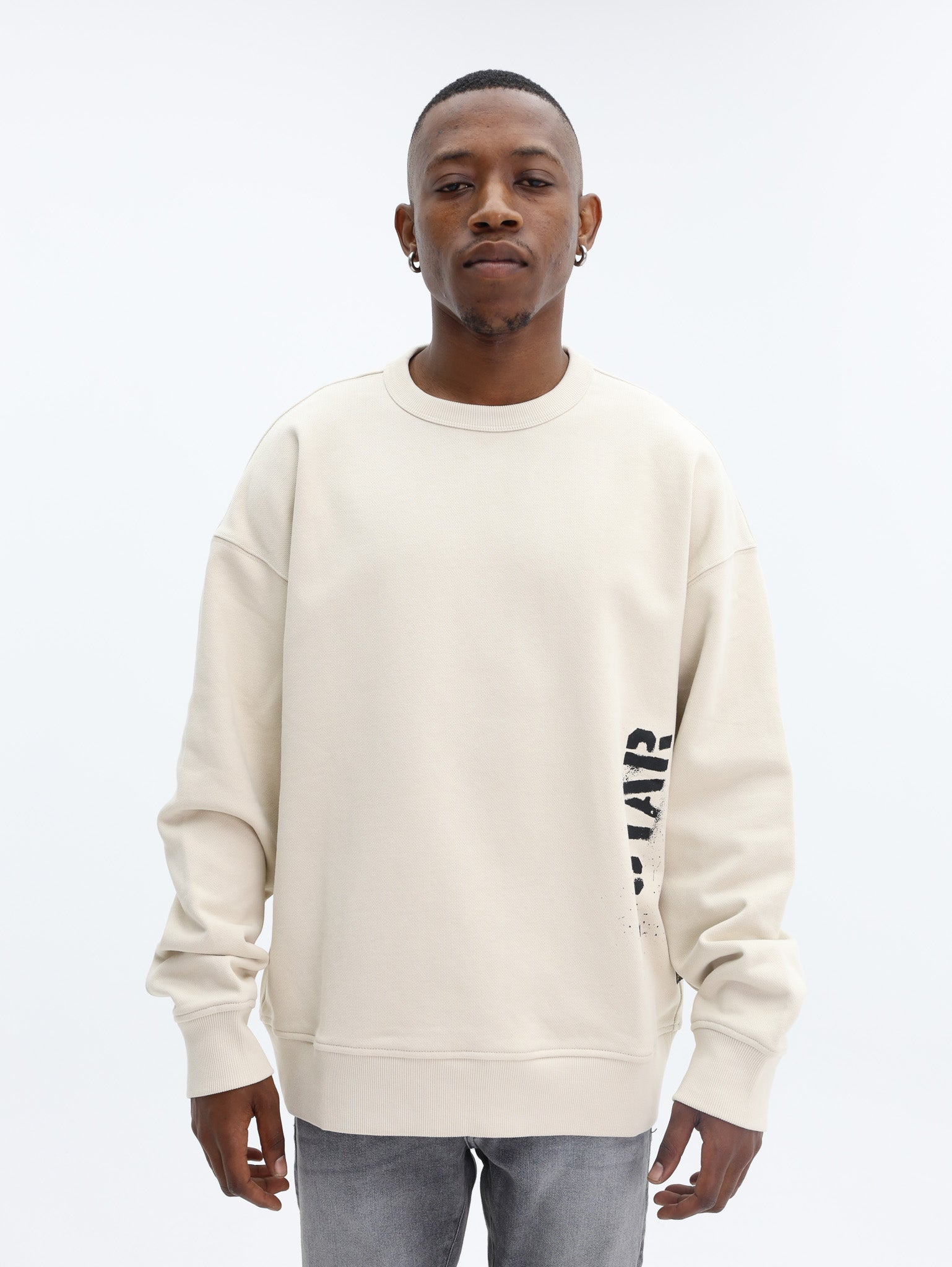 G-Star Sweater Sprayed 89 GR Loose White